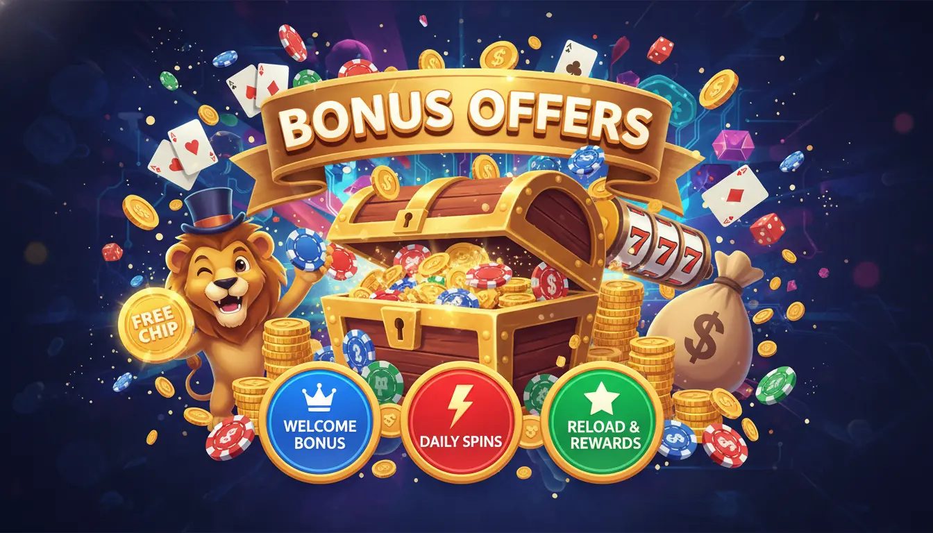 Pacific Spins casino bonus offers